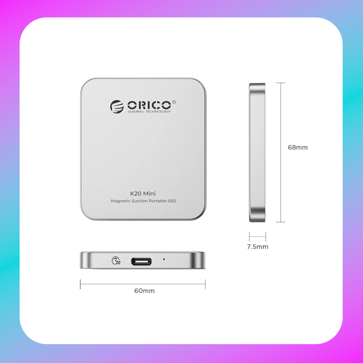 Orico K20Mini Portable SSD (1T) Main image