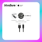 Choetech usb-A to type-c PVC cable 2m (AC0004) Black