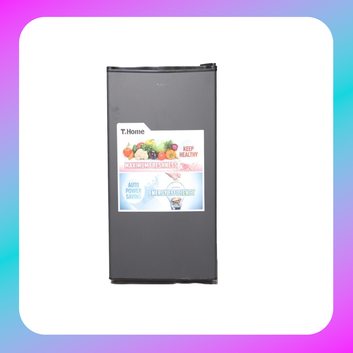T-Home 95L One Door Refrigerator (TH-RG95KSD-BK) Main image