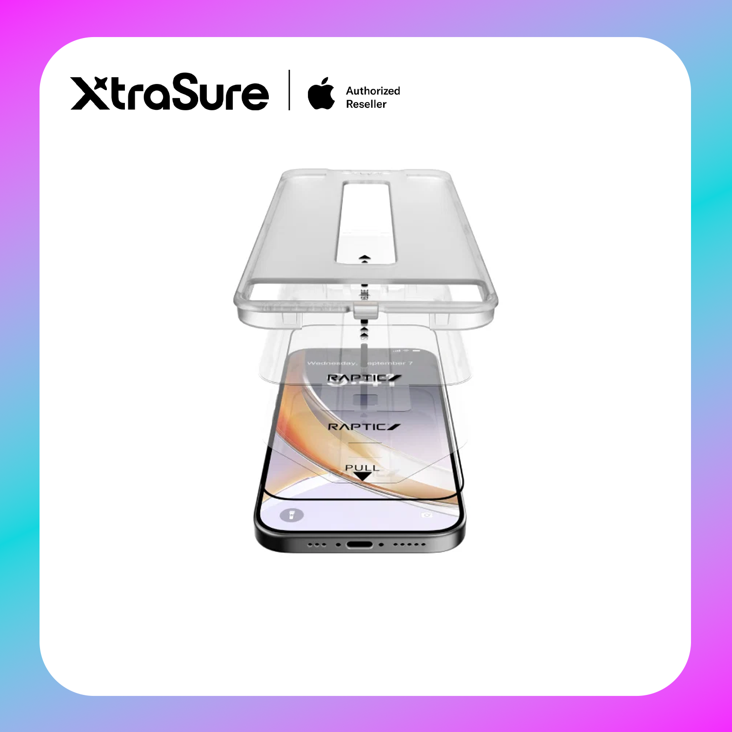 Raptic Air Glass Screen Protector for iPhone