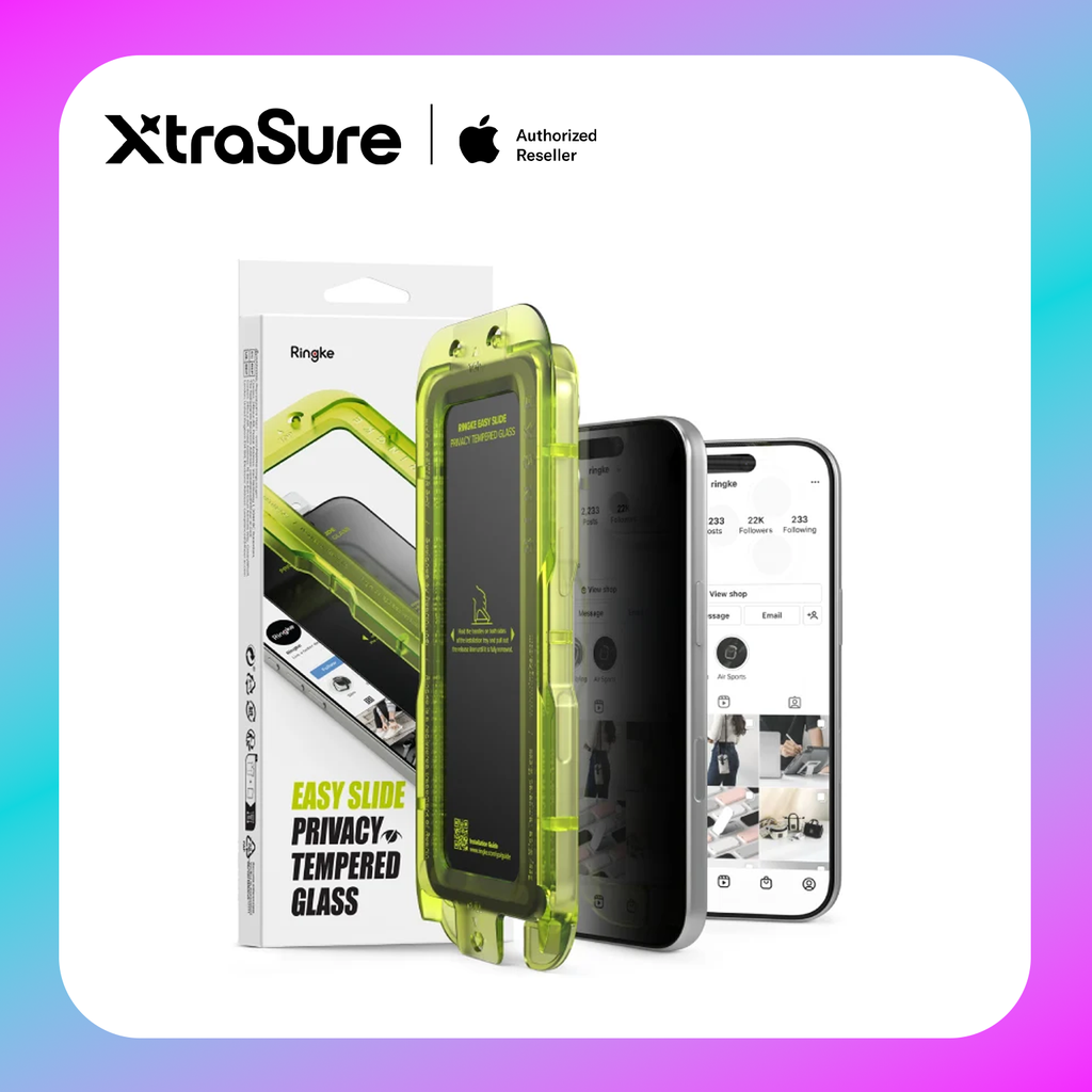 Ringke Easy Slide Privacy Tempered Glass for iPhone 17 Series