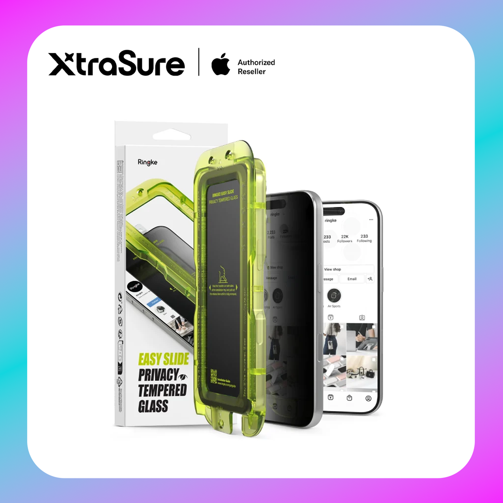 Ringke Easy Slide Privacy Tempered Glass for iPhone 17 Series