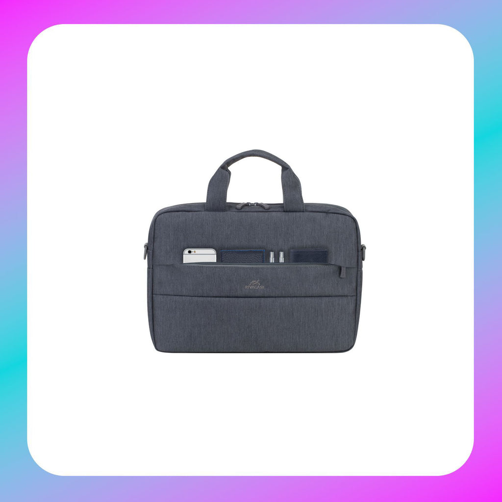 RIVACASE Prater 7522 dark grey anti-theft Laptop bag 14"