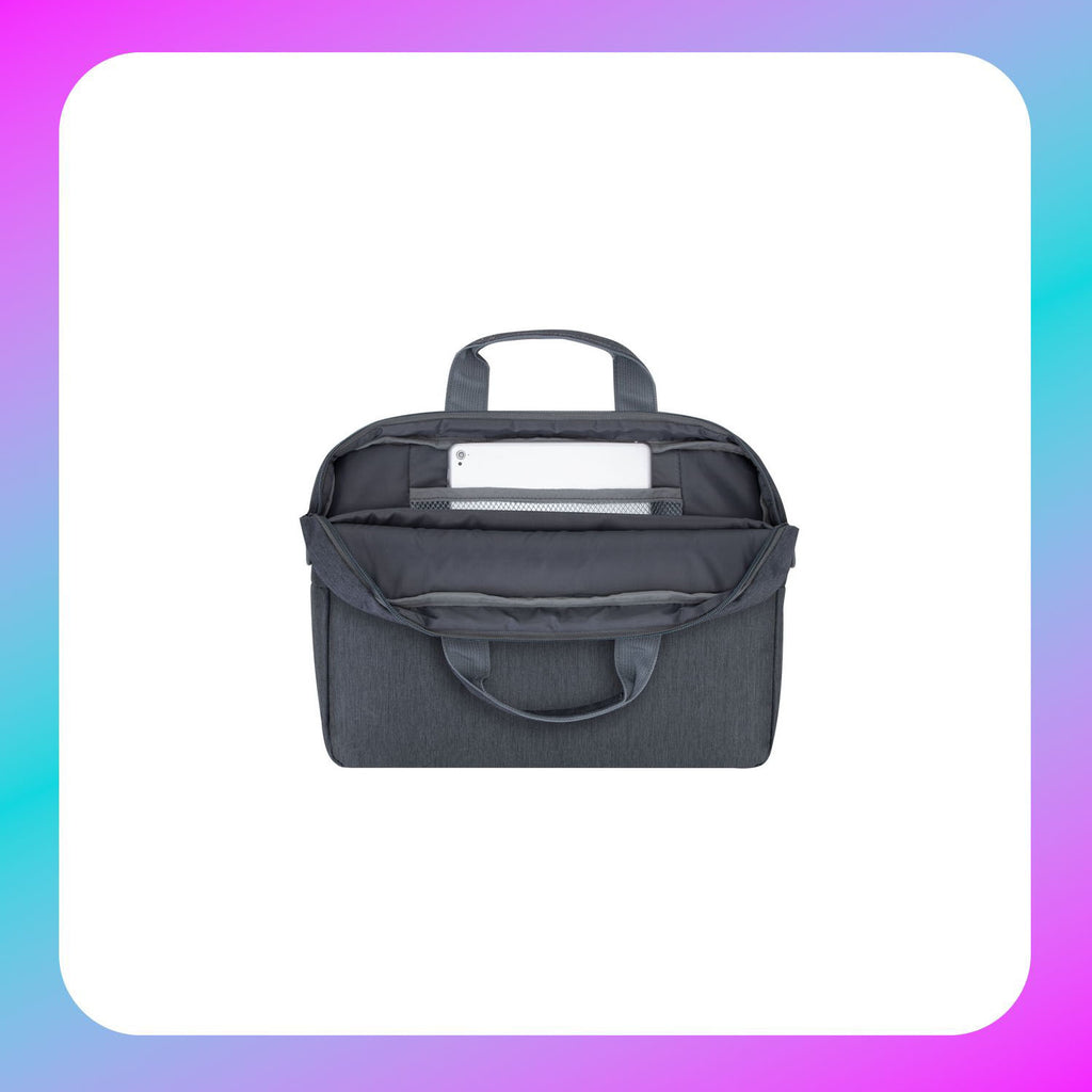 RIVACASE Prater 7522 dark grey anti-theft Laptop bag 14"