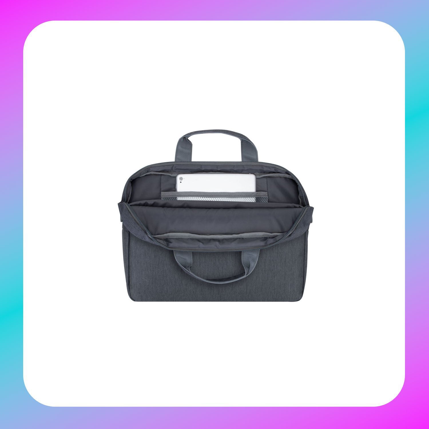 RIVACASE Prater 7522 dark grey anti-theft Laptop bag 14"