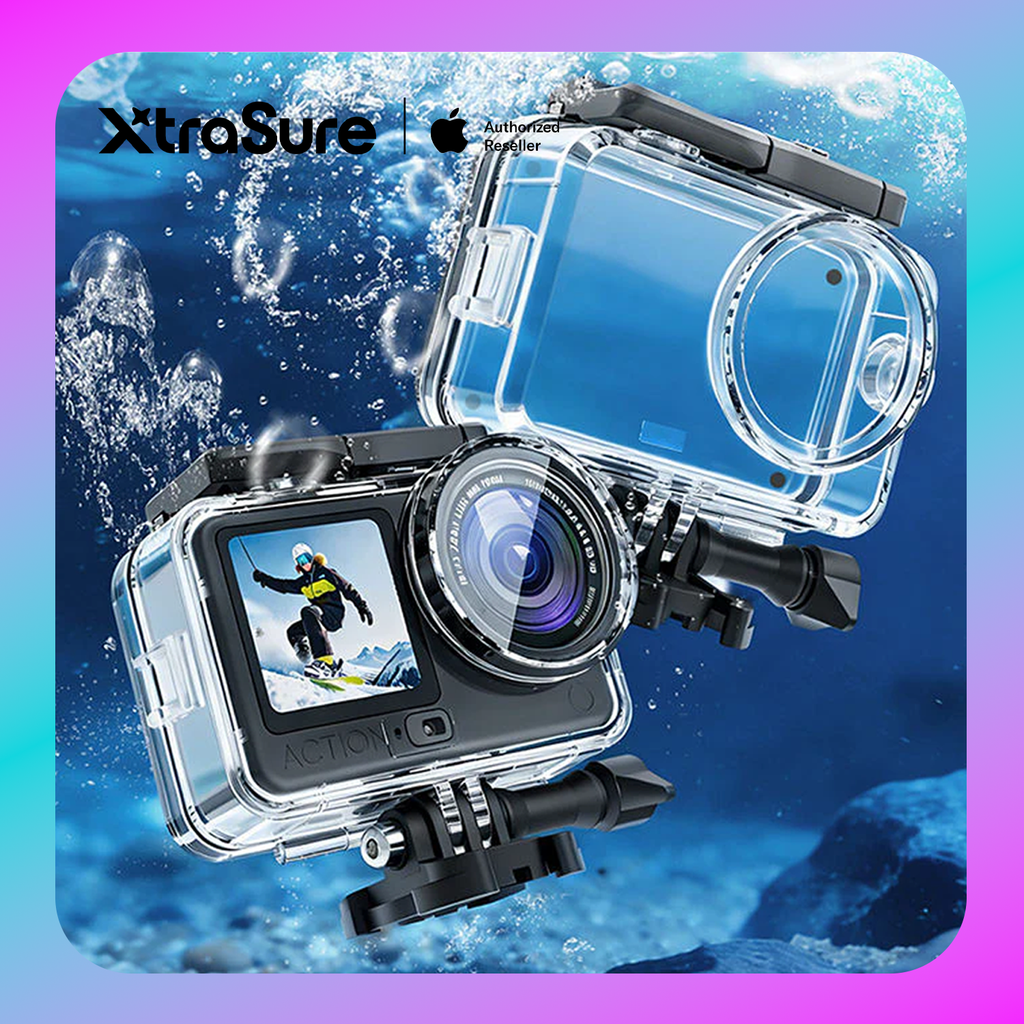 COTECi Portable 60m HD Clear Waterproof Sealed Dustproof Camera Diving Protective Case for DJI OSMO Action 6