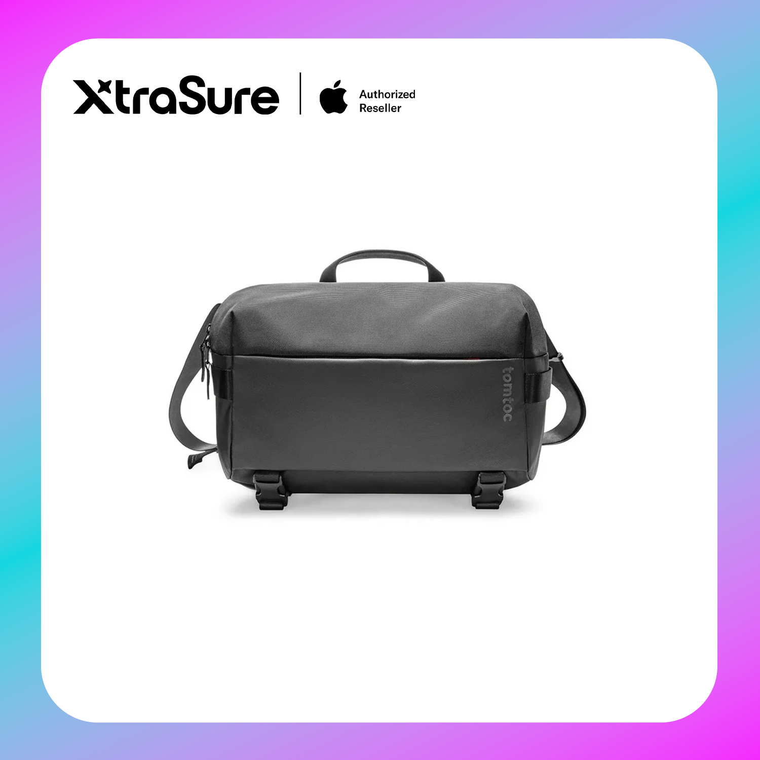 Tomtoc Explorer-H02 Sling Bag for Macbook Pro 14″ (Black) Main image