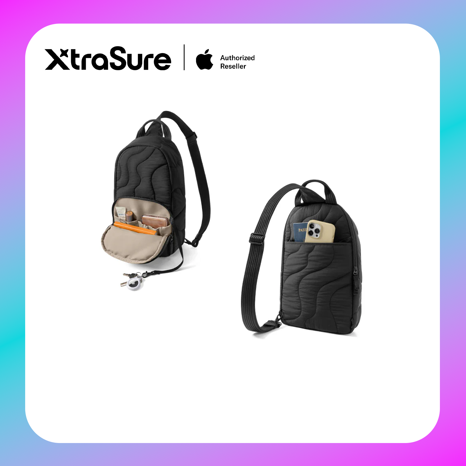 Tomtoc Terra-T36 Puffy Sling Backpack 11" (10L) Lavascape