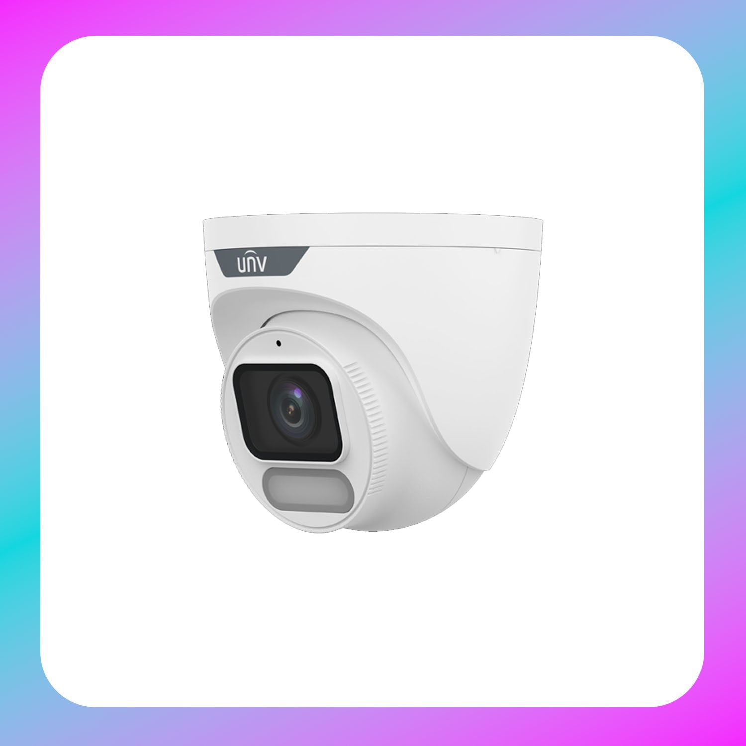 UNV 4MP Color Hunter Wise-ISP Fixed Warm Light Turret Network Camera Main image