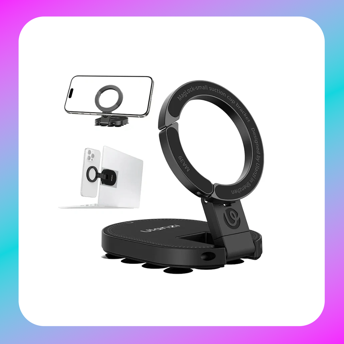 Ulanzi MA39 Maglock Mini Suction Cup Mount Main image