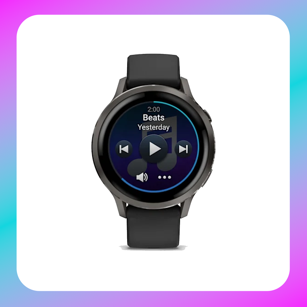 Garmin Venu® 4 - 41mm Fitness Smartwatch with Black Silicone Band