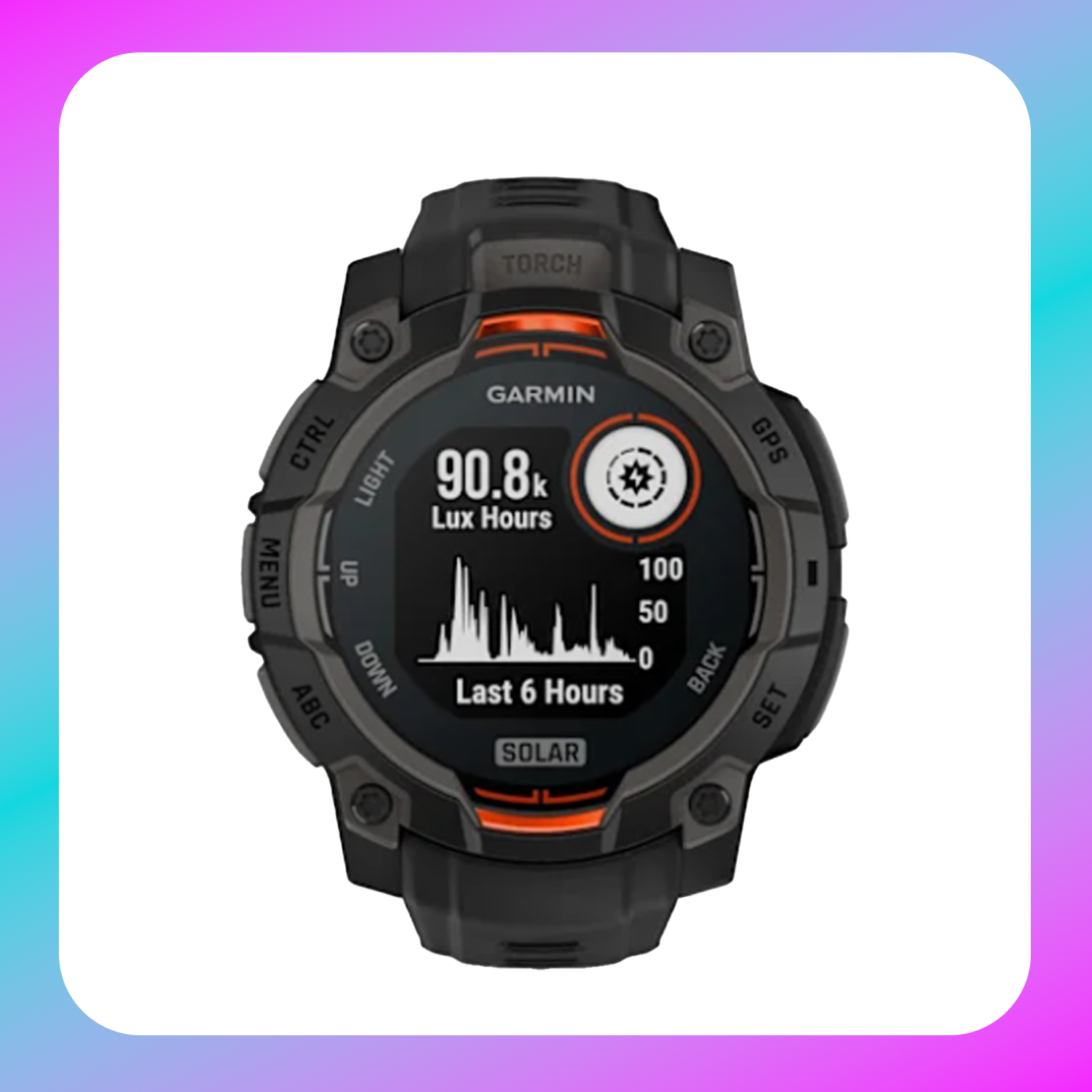 GARMIN Instinct 3 45mm AMOLED Black with Black Band Smart Watches
