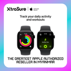 Apple Watch Series 11 GPS 2 mm Jet Black Aluminum Case with Black Sport Band – MEQT4 (S/M)