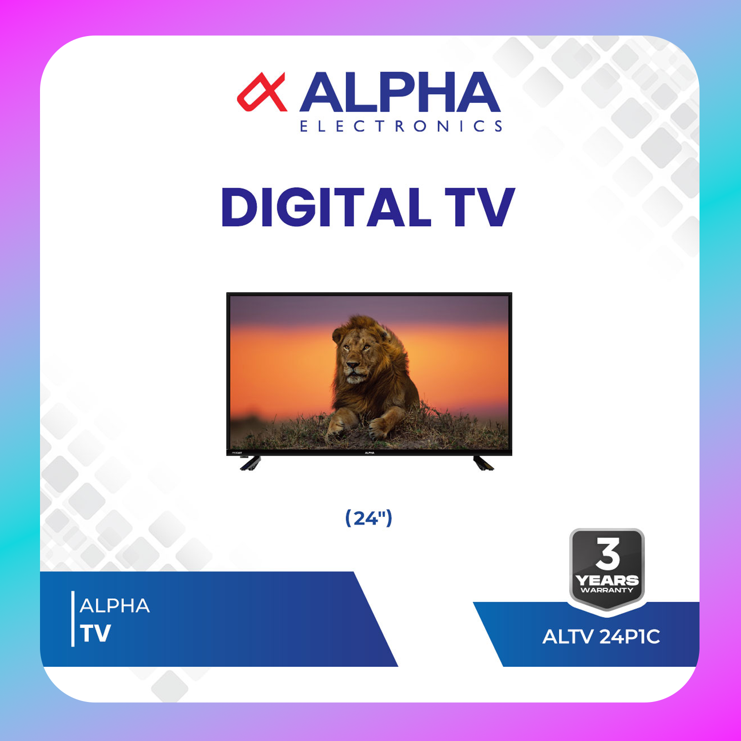 Alpha Digital TV 24' - ALTV24P1C Main image