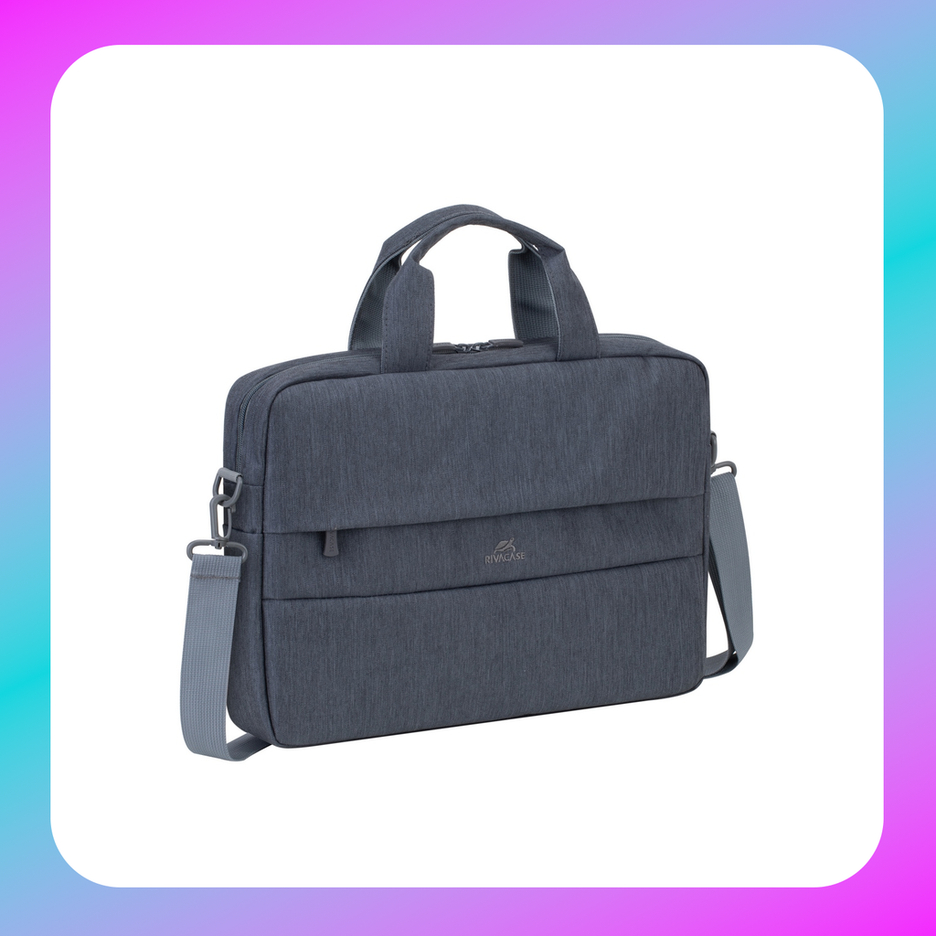 RIVACASE Prater 7522 dark grey anti-theft Laptop bag 14"