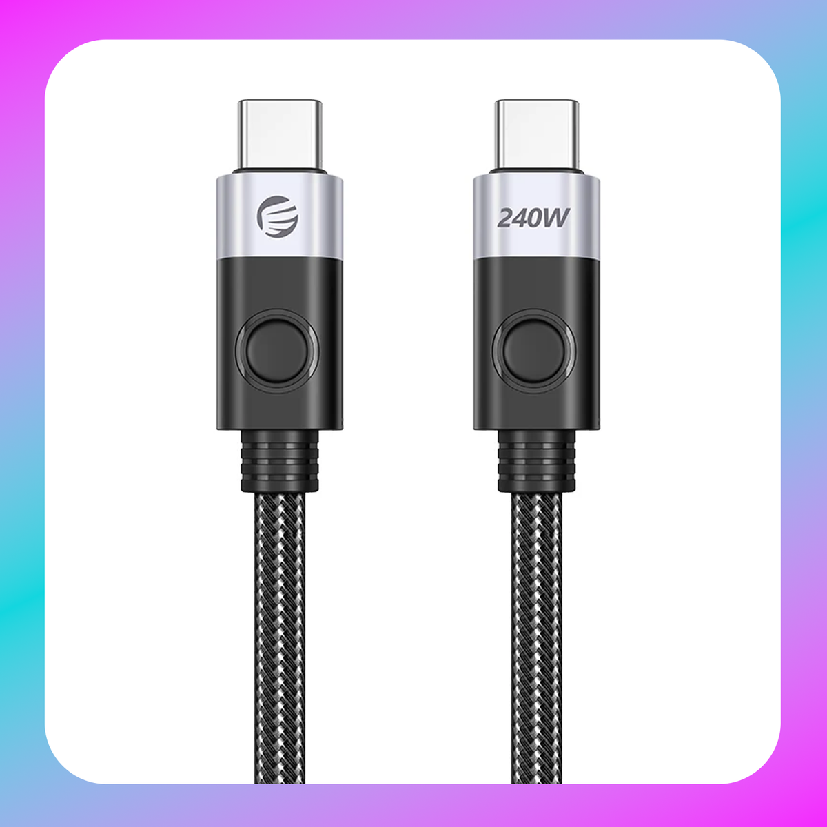 Orico USB-C PD240W Multifunctional Data & Charging Cable (Black) Main image