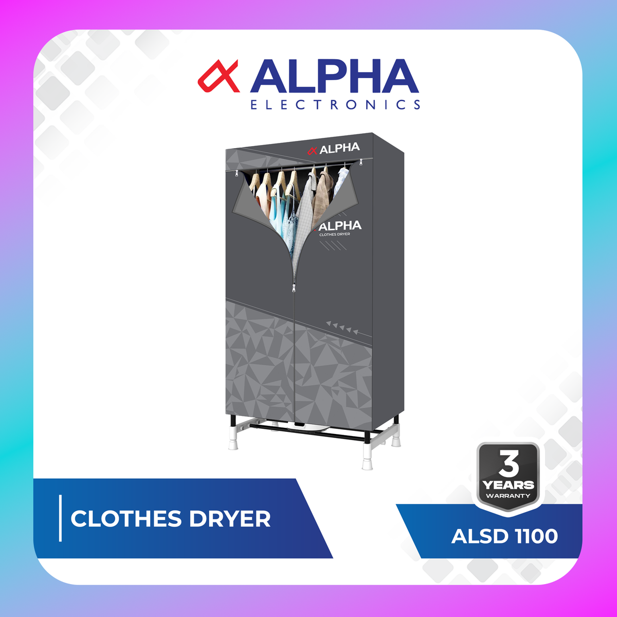 Alpha Clothes Dryer ALSD 1100 Main image