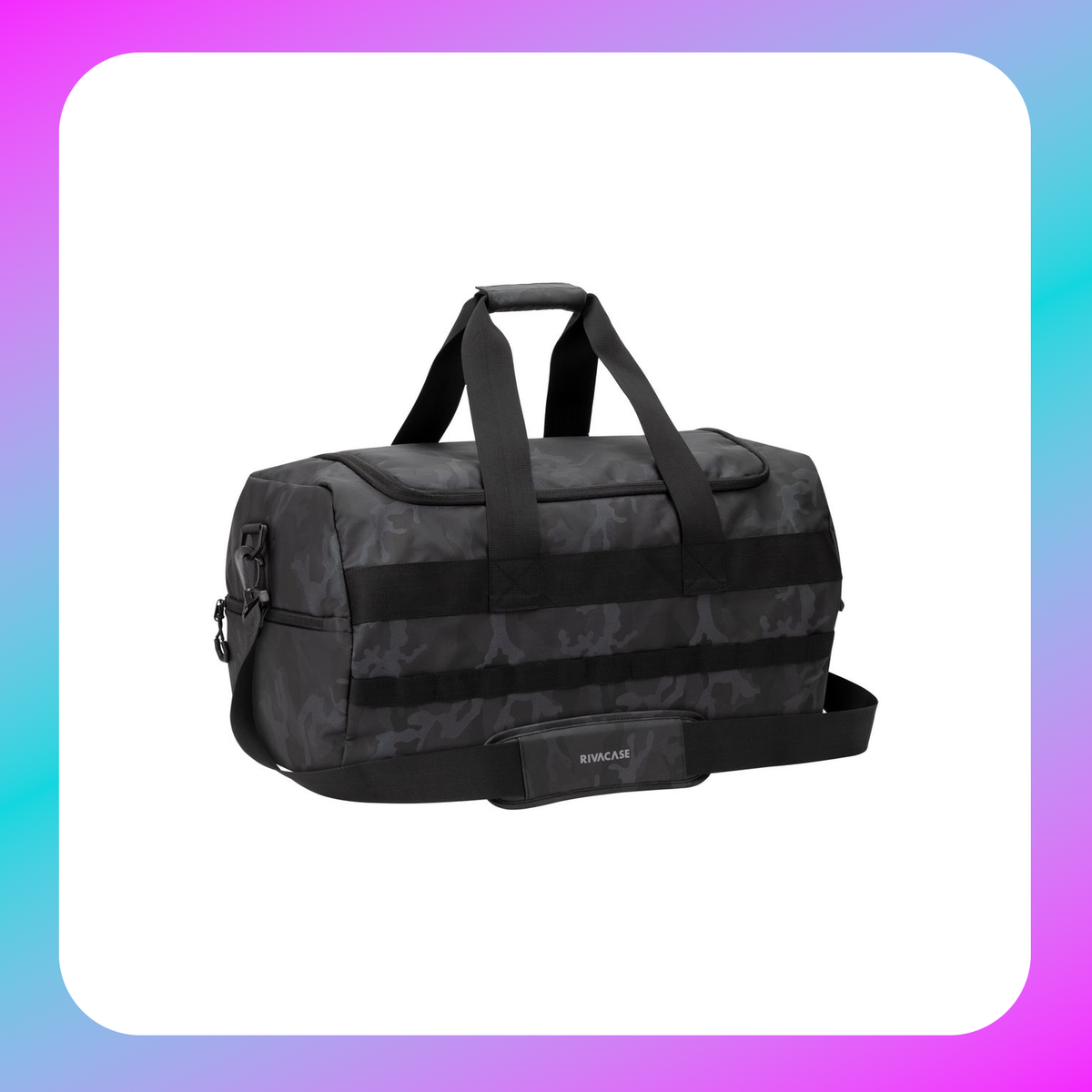 RIVACASE 7642 navy camo 50L Duffle bag Main image
