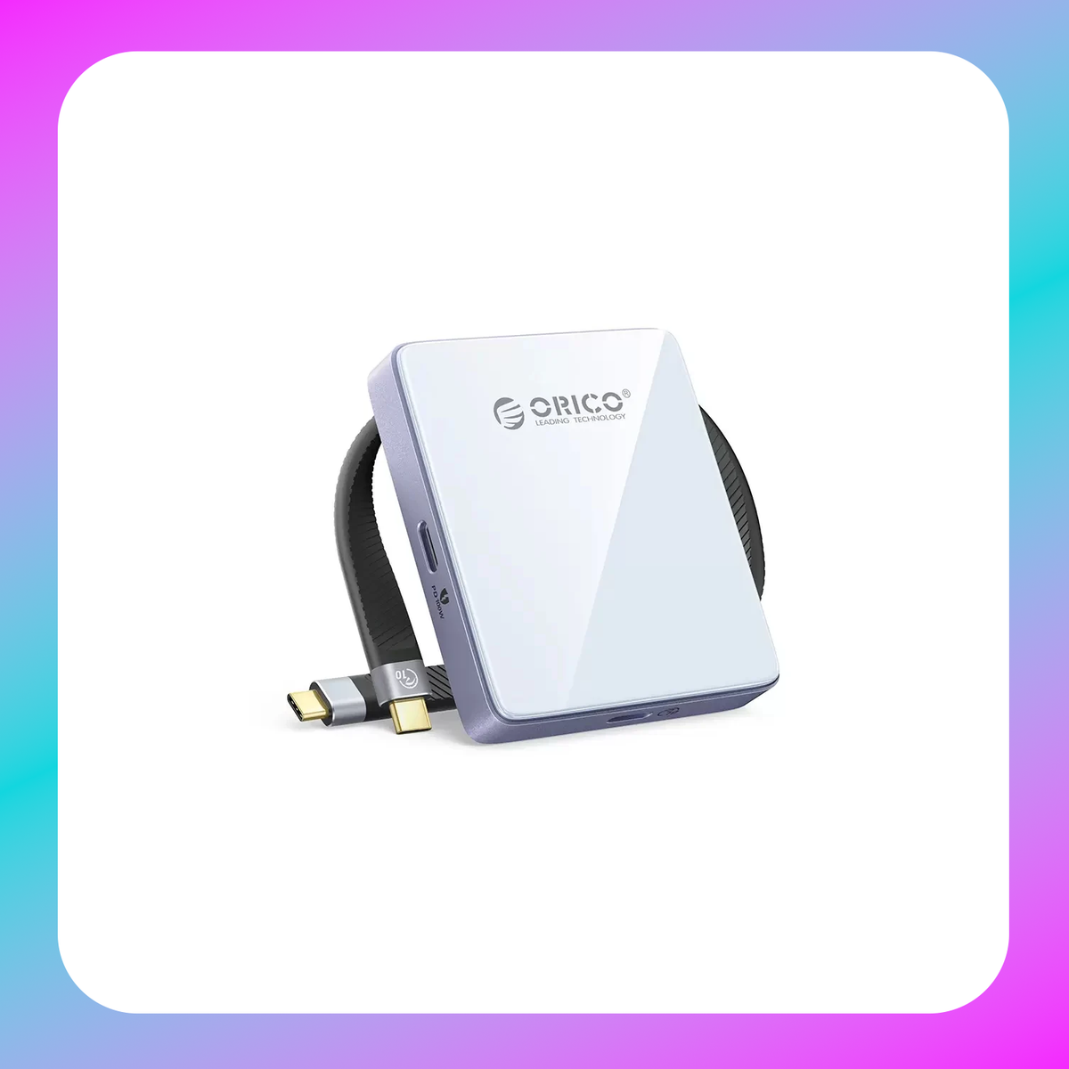 Orico M.2 Magnetic 10Gbps PD100W SSD Enclosure (Blue) Main image