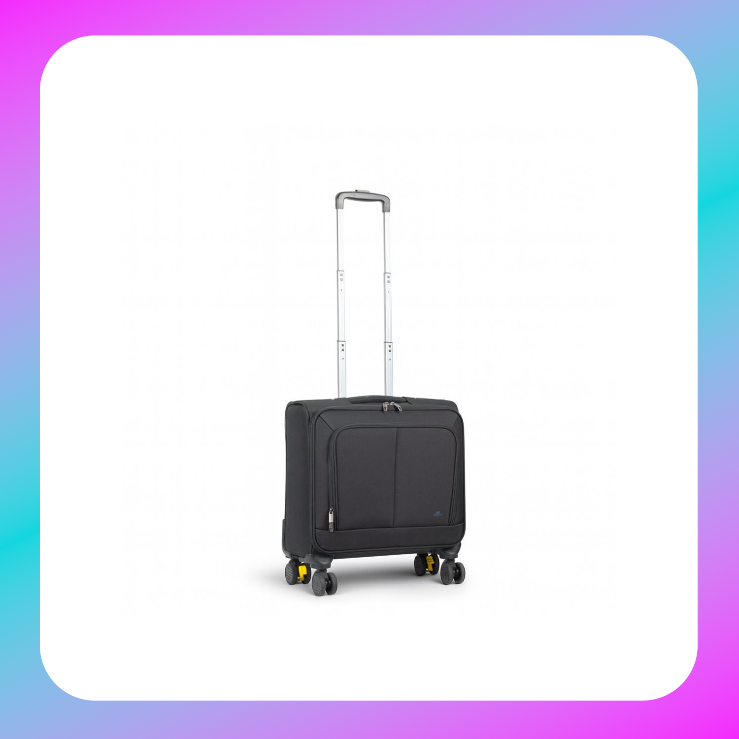 RIVACASE 8481 black ECO Travel carry-on hand cabin luggage 20"