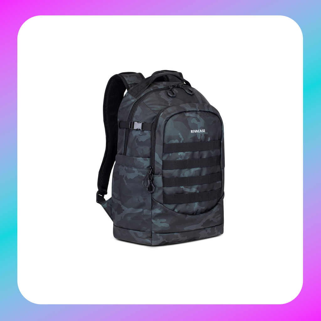 RIVACASE 7631 navy camo 28L Rucksack