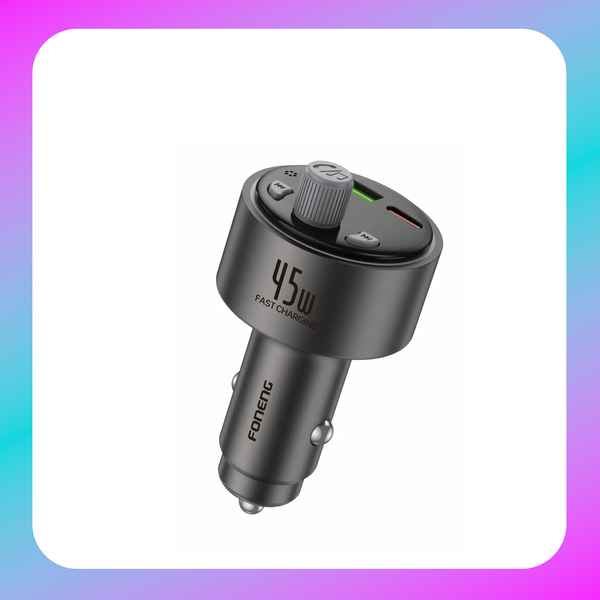 Foneng C26 A+C 2-Port Metal Car Charger (45W)