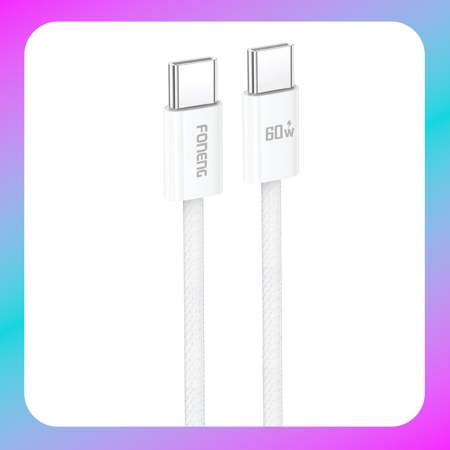 Foneng X110 1.2M Braided Cable (60W) Main image
