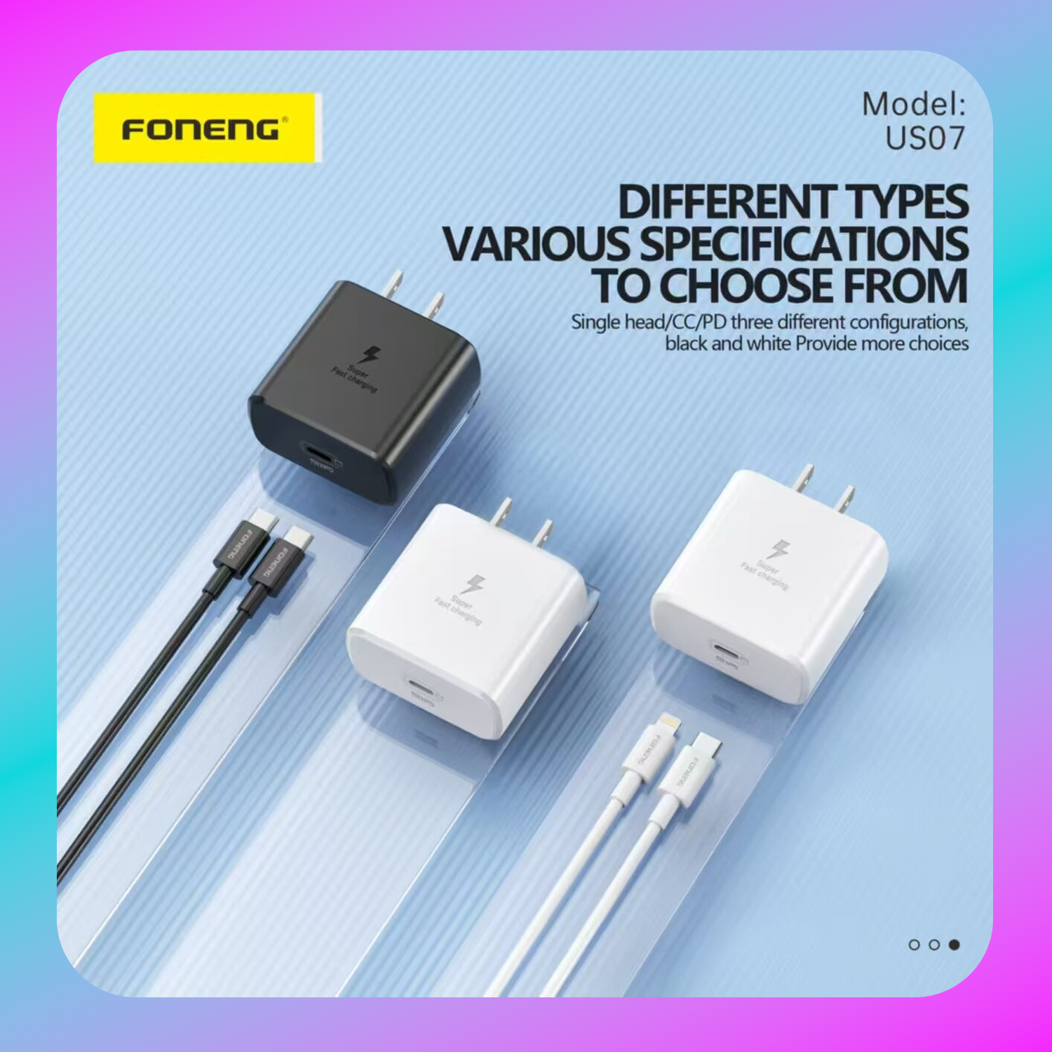 Foneng US07 Type C GaN Charger (45W) Main image