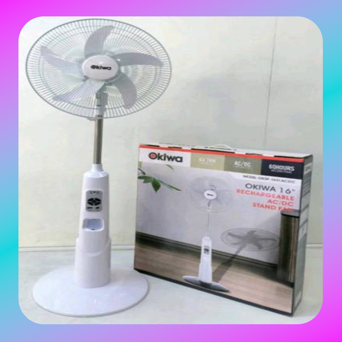 Okiwa ACDC Stand Fan (OKSF-1601ACDC)