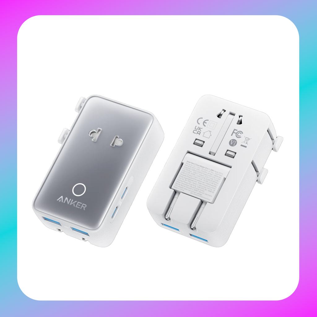 Anker Nano Travel Adapter (5-in-1, 20W)