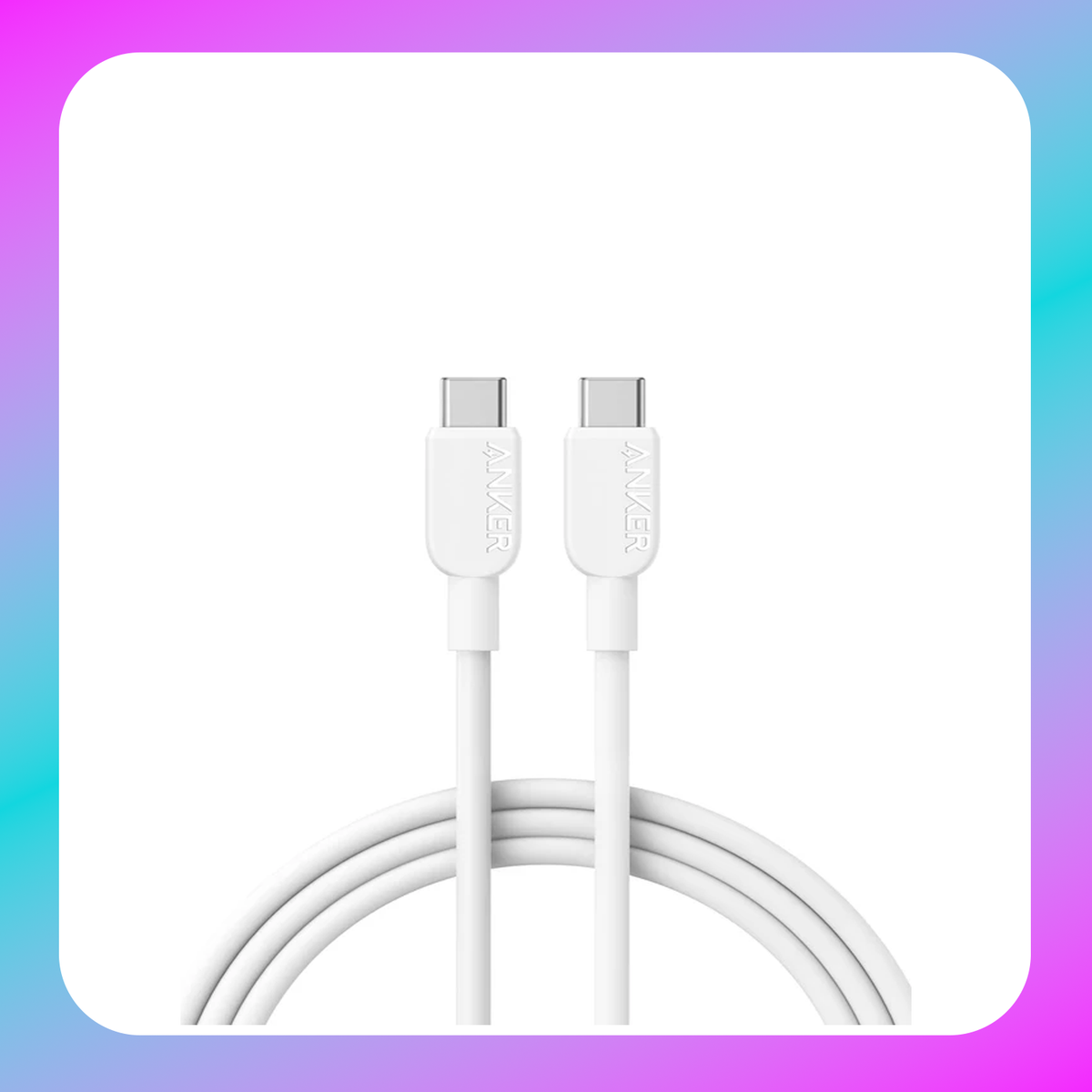 Anker 310 USB C Cable(60W, 10FT) A81E1611 Main image