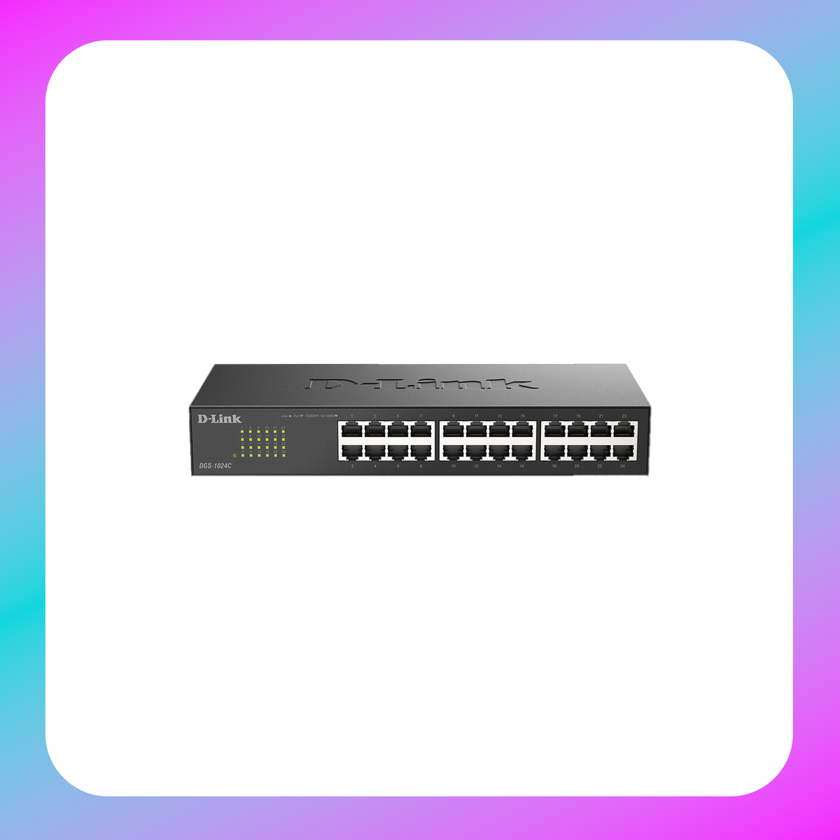 D-Link 24-Port Gigabit Unmanaged Switch (DGS-1024C)