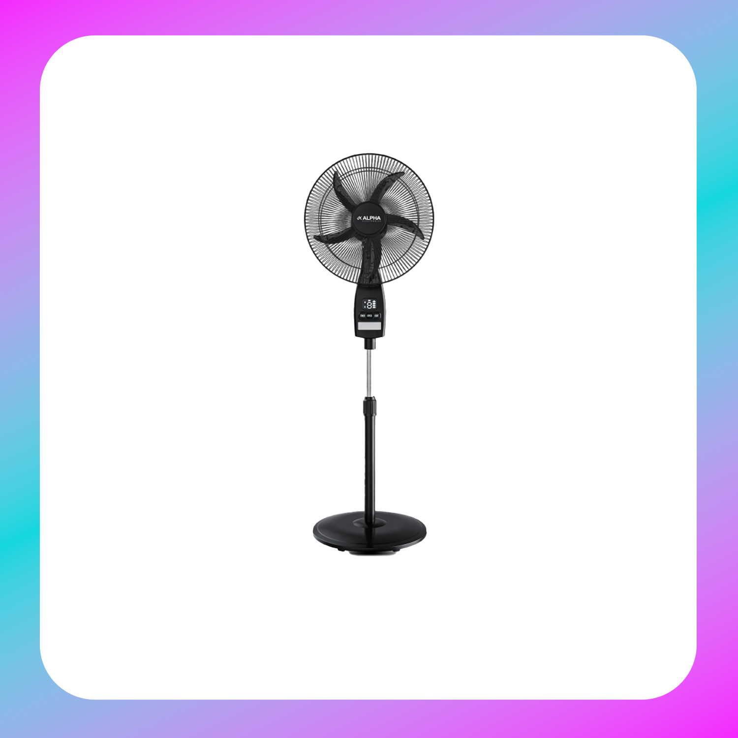 Alpha ALSF161BT Rechargeable Stand Fan