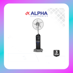Alpha ALMF180BT Rechargeable Mist Stand Fan