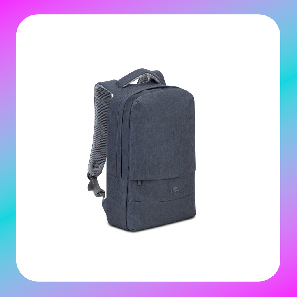 Rivacase 7562 grey/dark blue anti-theft Laptop backpack 15.6''