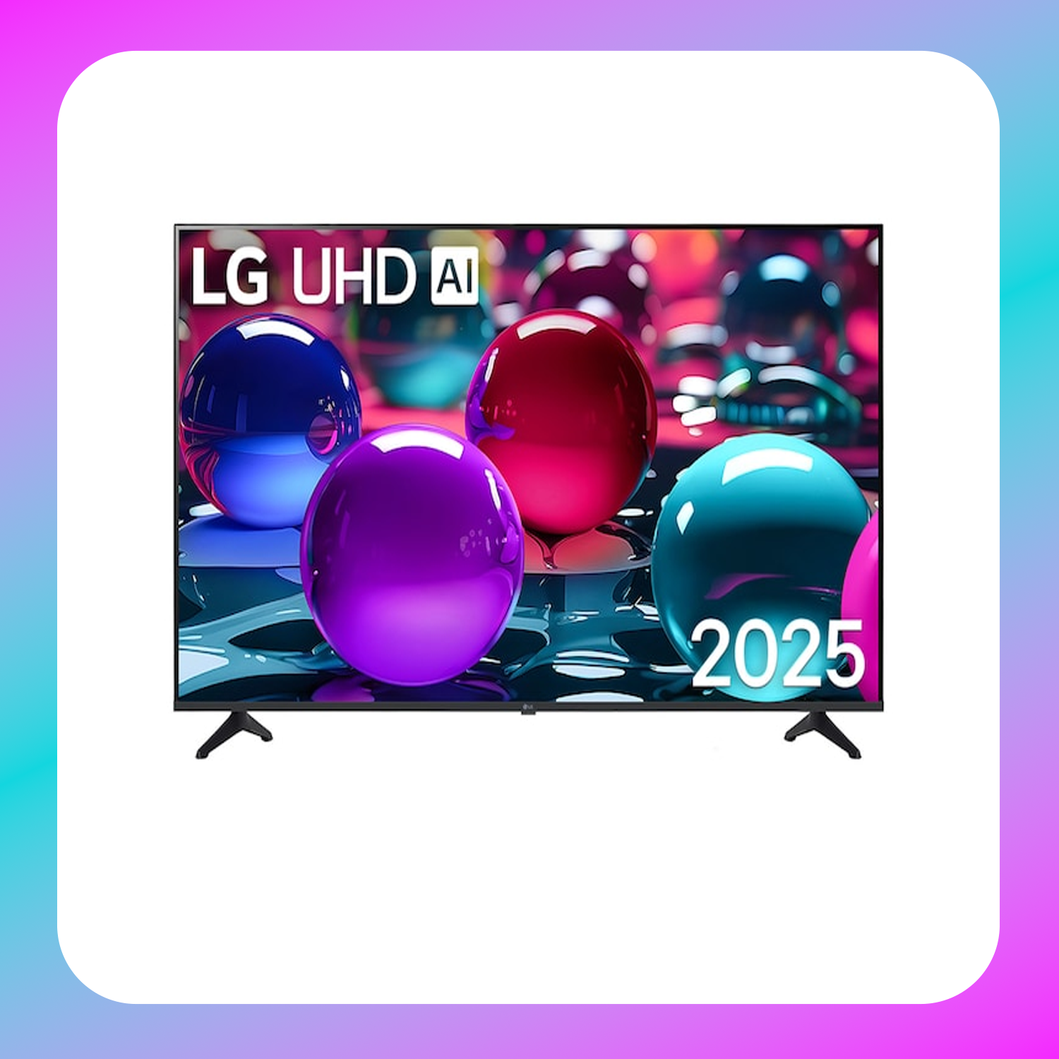 LG 43 Inch LG UHD AI UA73 4k Smart TV 2025 - 43UA7350PSB