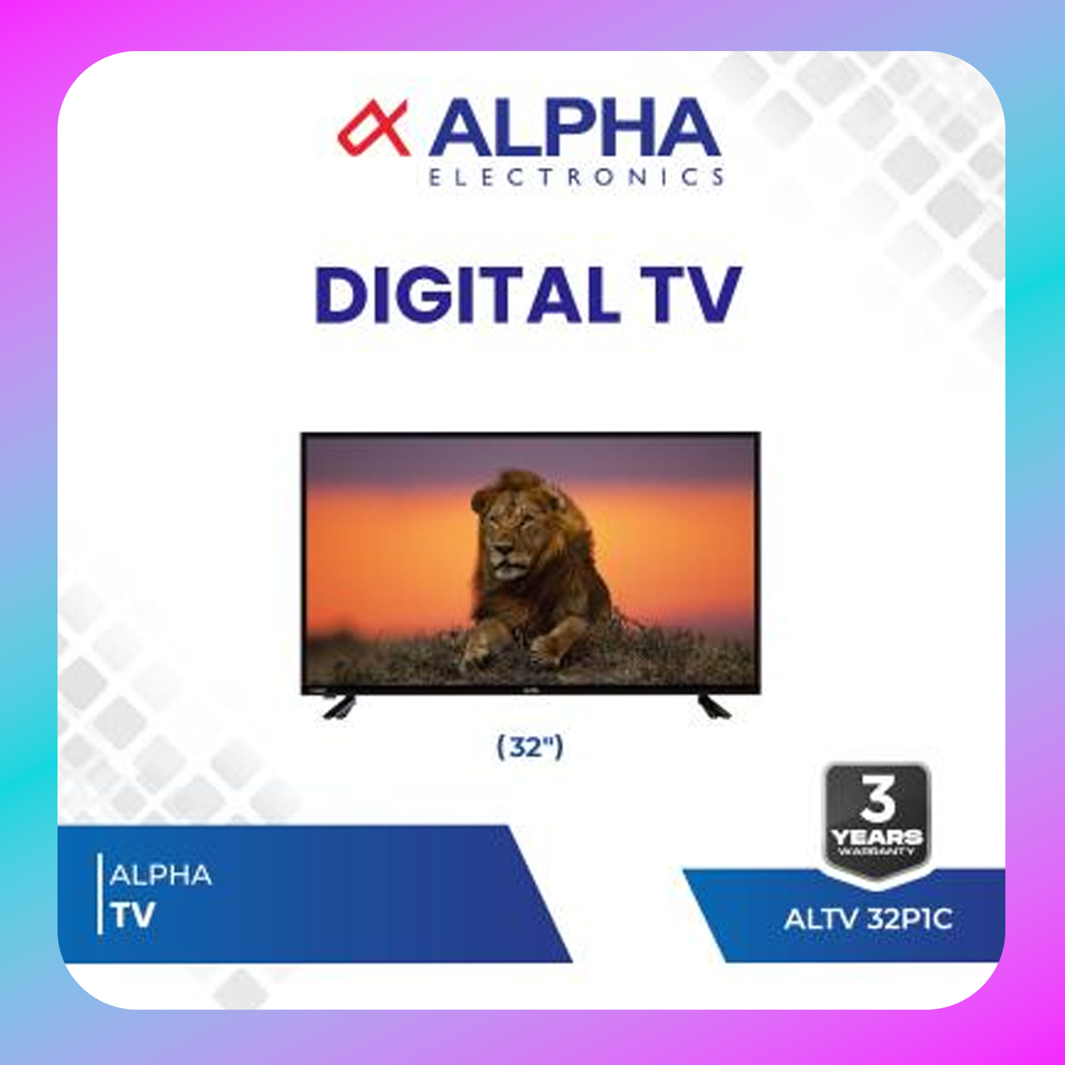 Alpha ALTV32P1C Digital 32'' TV