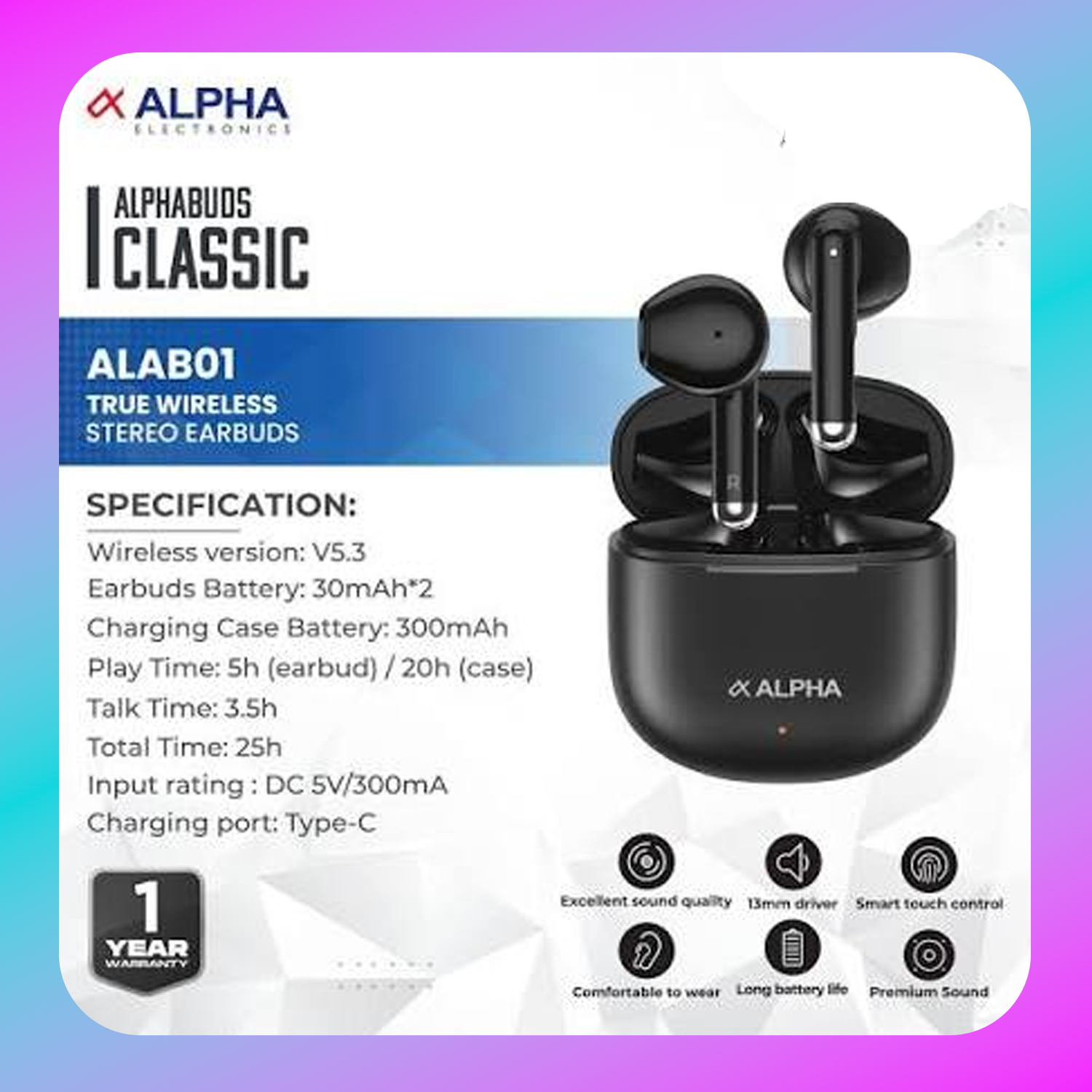 ALPHA ALAB01 (Classic)  BUDS