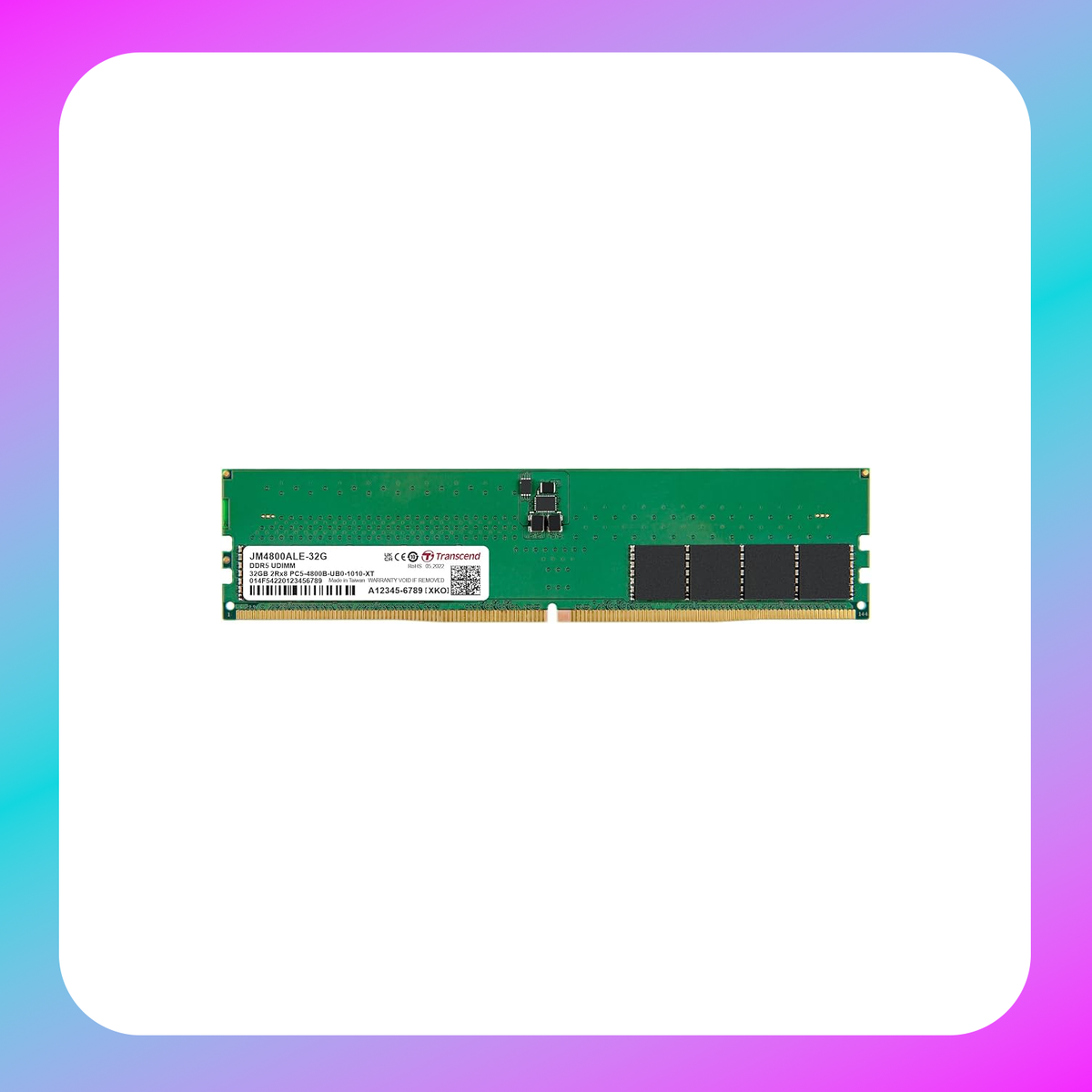 Transcend 4800MHz DDR5 U-DIMM (DT)