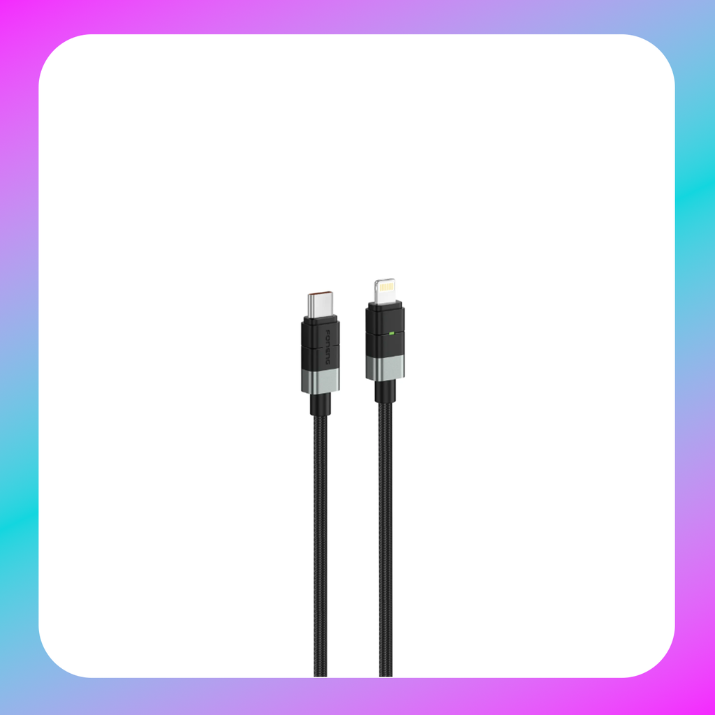 Foneng XS03 Metal Head Braided Cable (240W / 60W / 27W)