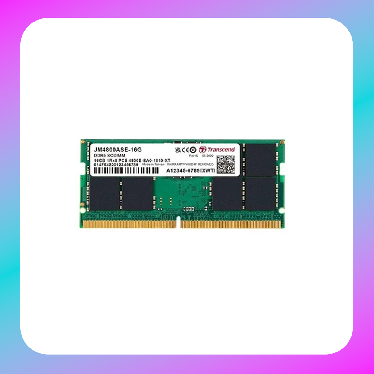 Transcend 4800MHz DDR5 SO-DIMM (NB)