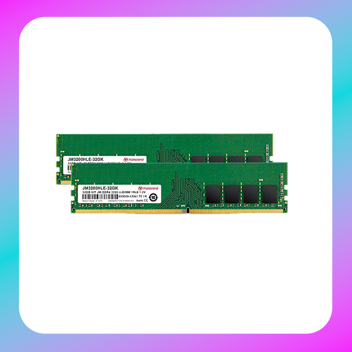 Transcend 3200MHz DDR4 U-DIMM (DT)