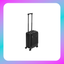 RIVACASE 8181 black Clark-ECO Hardshell carry-on hand cabin luggage 20"/28L  / 2