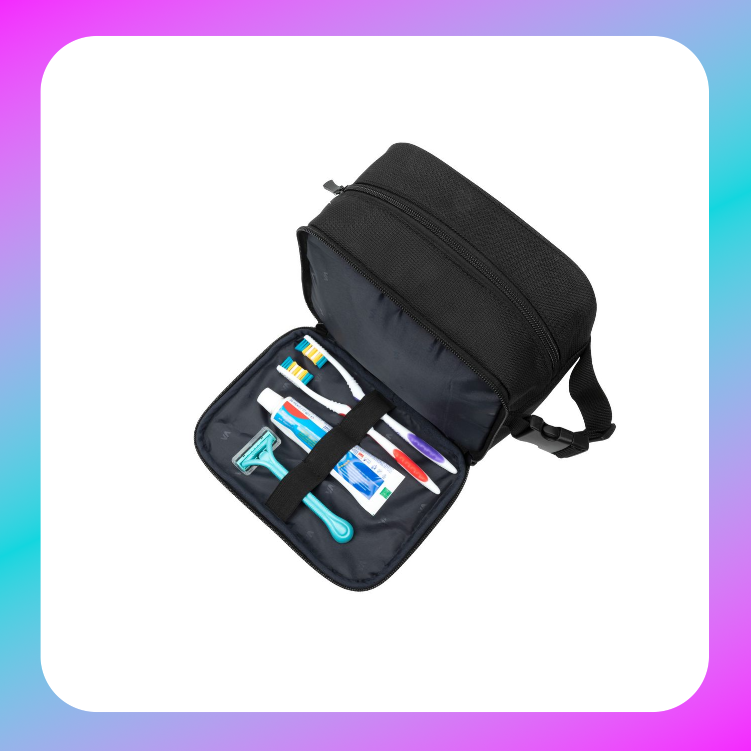 RIVACASE 8409 black ECO Travel toiletry case