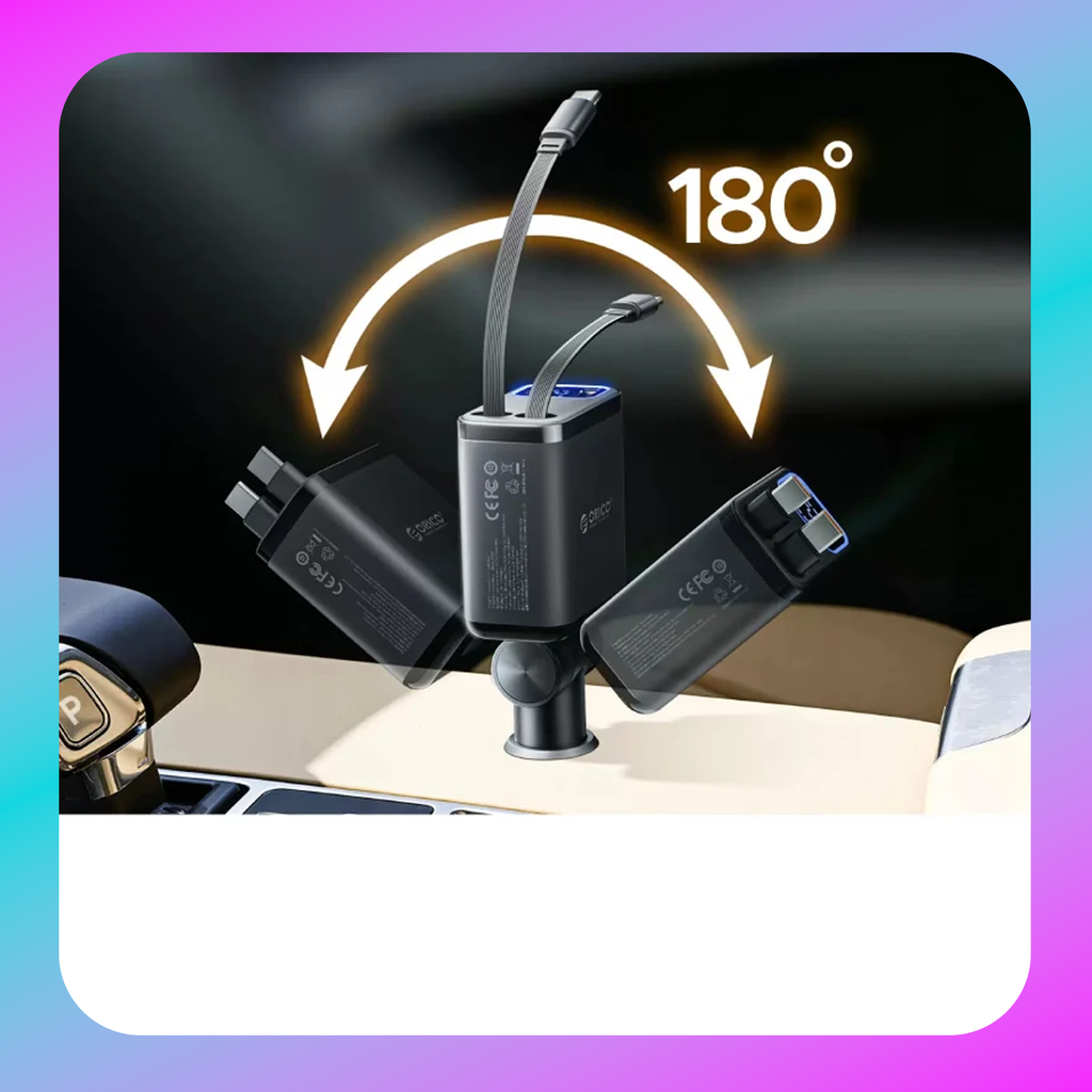 Orico 60W Dual Reach Car Charger