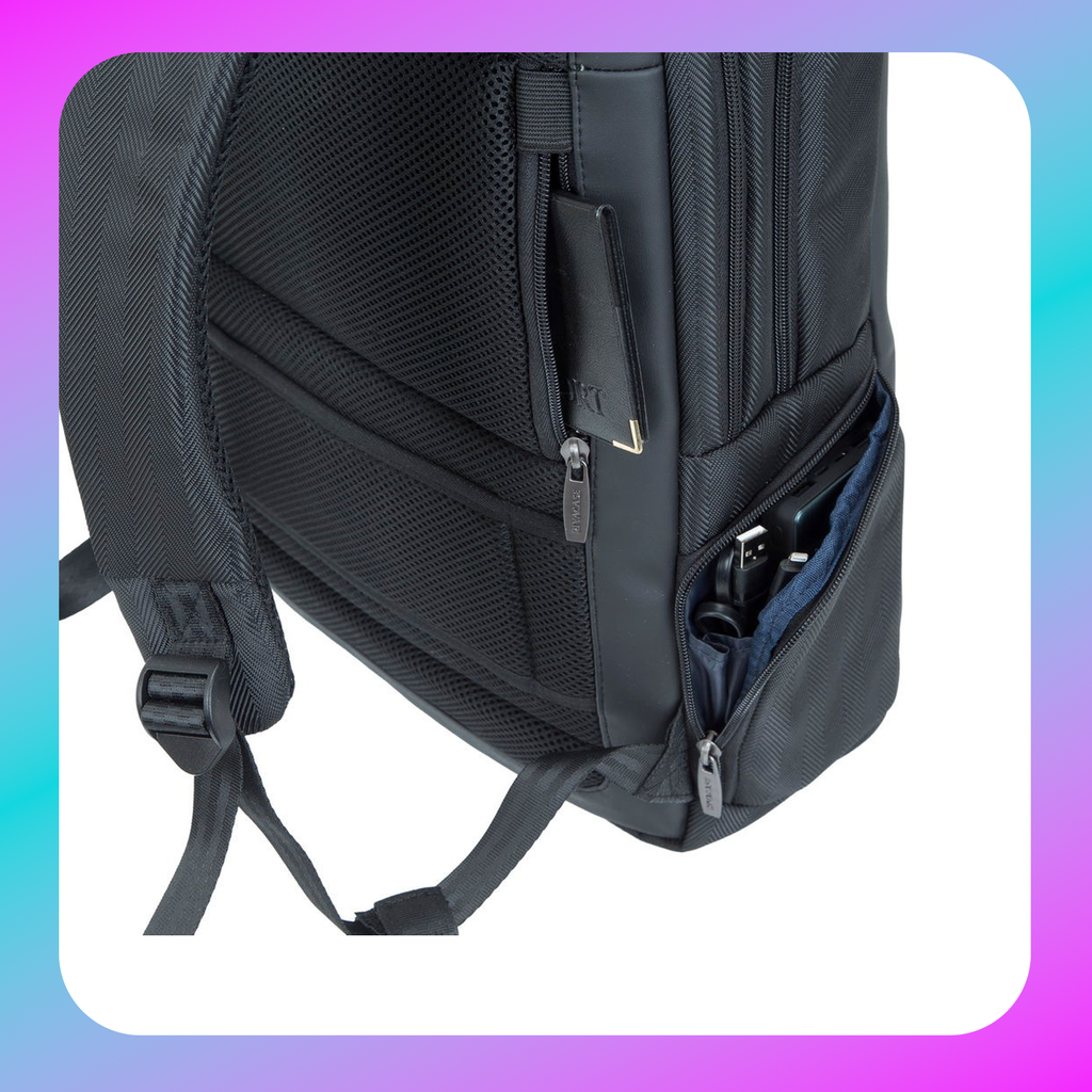 RIVACASE 8165 black Laptop business backpack 15.6"