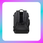 RIVACASE 8465 black Coated ECO Travel Laptop Backpack 17.3”