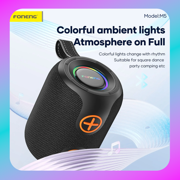 Foneng M5 Deep Bass Portable Bluetooth Speaker