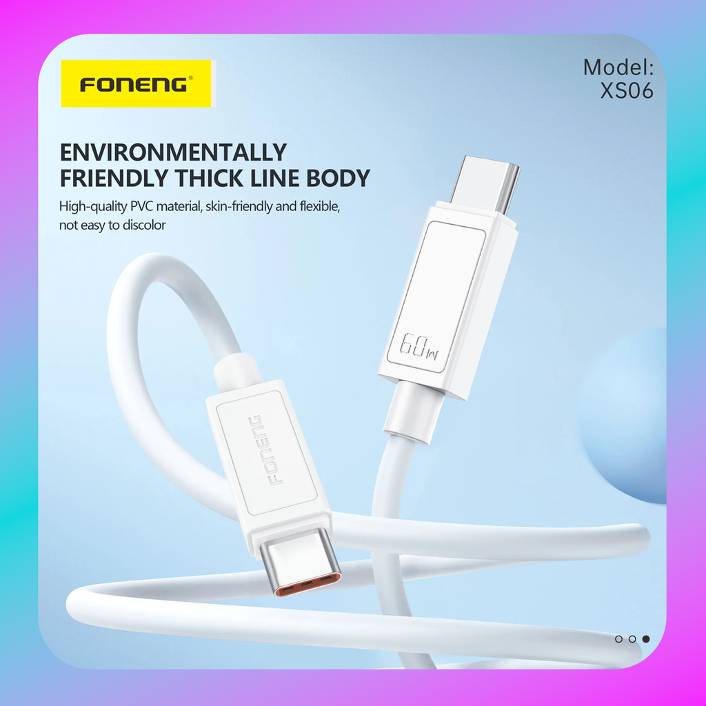 Foneng XS06 1M Cable Jar (30pcs/jar)