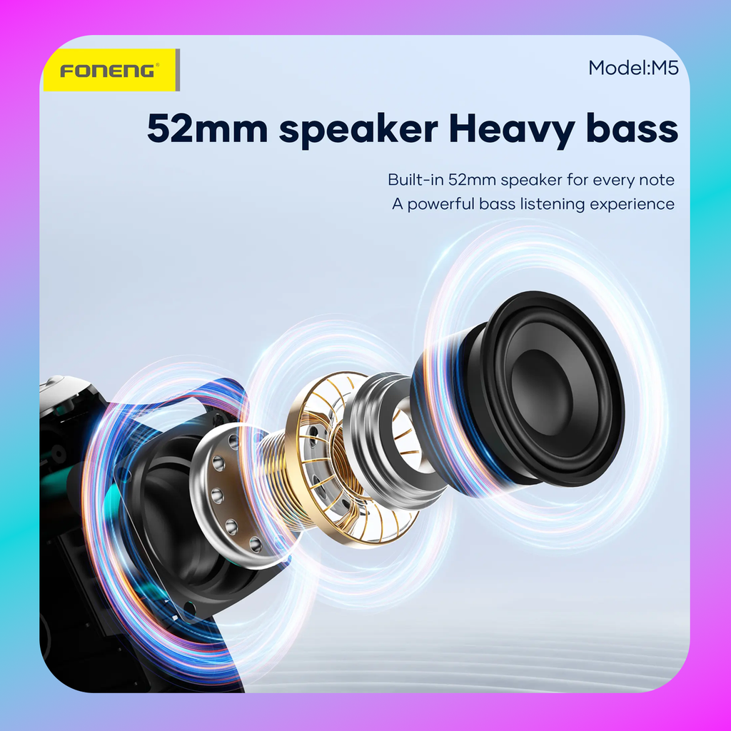 Foneng M5 Deep Bass Portable Bluetooth Speaker